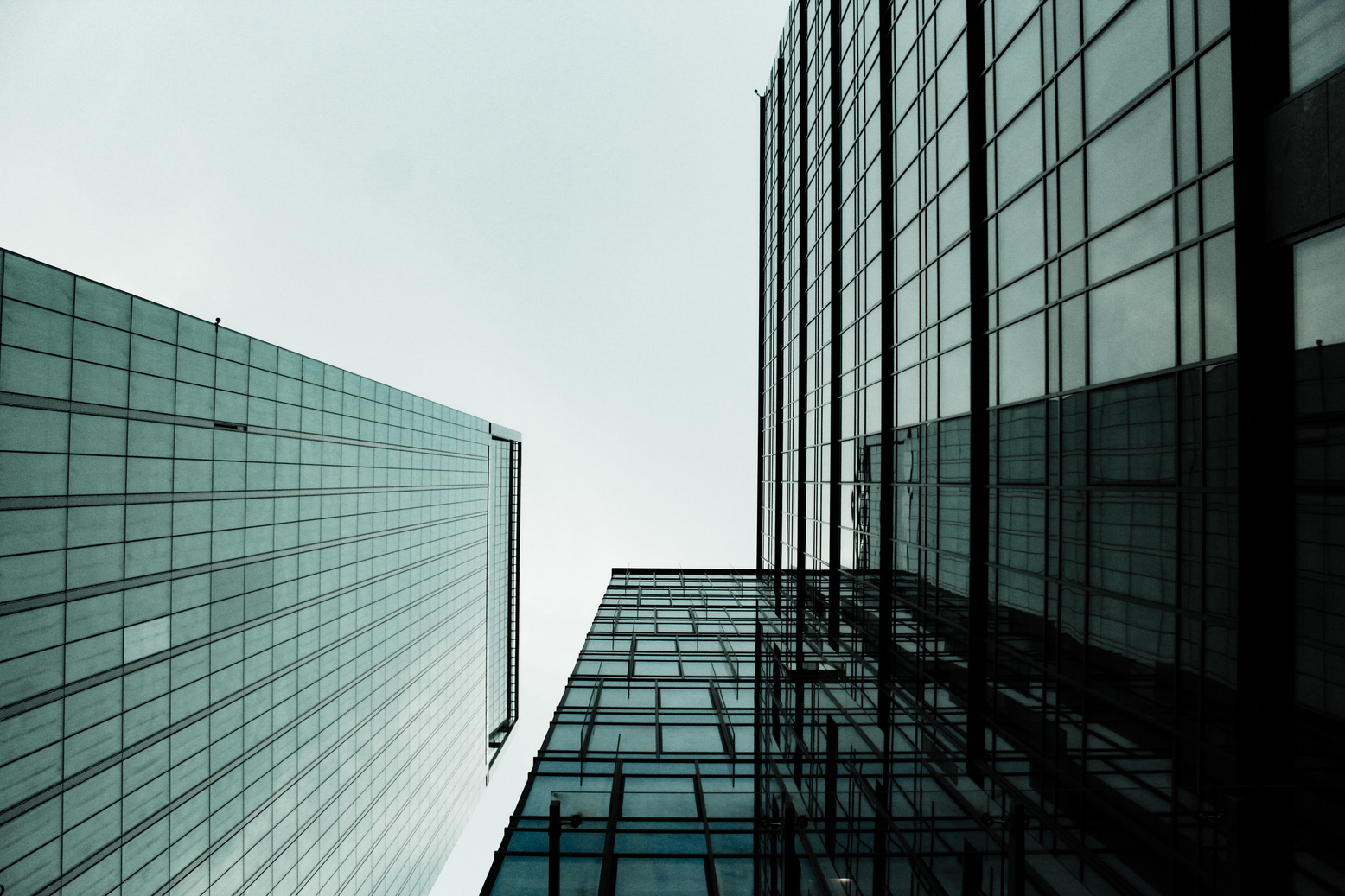 Worm's Eye View Of Buildings